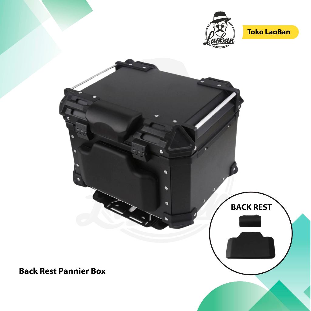 Jual Backrest Busa Sandaran Box Pannier Omega Motowolf Import Universal ...