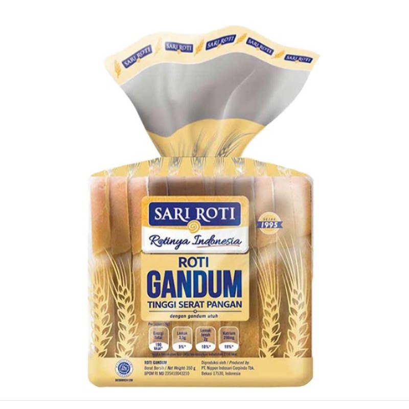 Jual Sari Roti Tawar Gandum 350gr | Shopee Indonesia