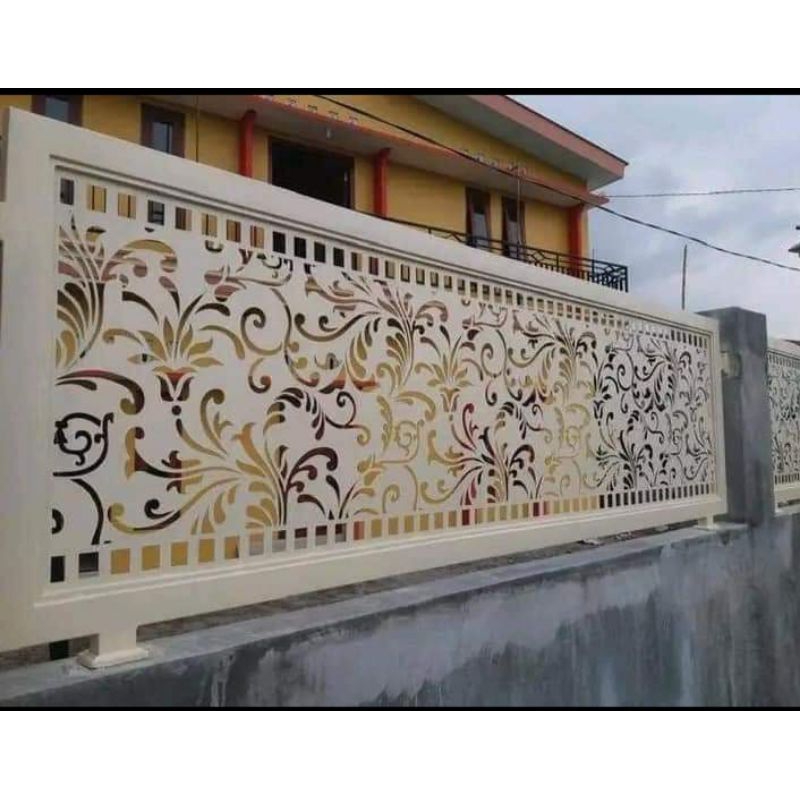 Jual pagar plat laser cutting motif | Shopee Indonesia