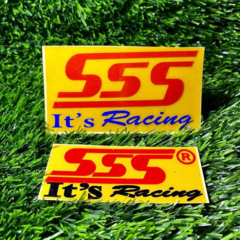 Jual Stiker SSS It’s Racing sticker cutting timbul motor | Shopee Indonesia