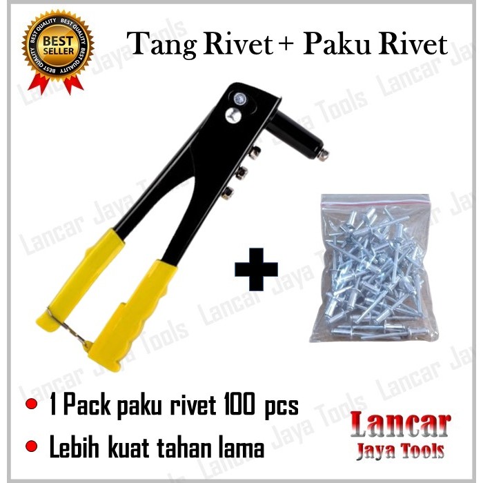 Jual Tang Rivet Alumunium Tembakan Gun Stang Rifet Ripet Besi Baja ...
