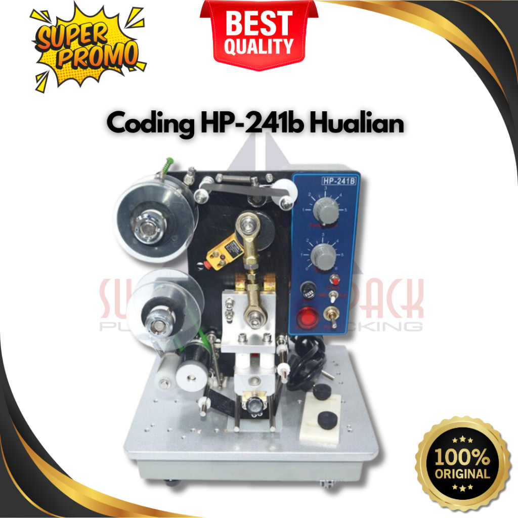 Jual Mesin Coding HP-241B Hualian Cetak Expire Date Semi Otomatis ...
