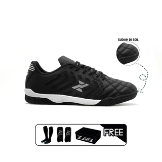 Zars - Sepatu Futsal Evo Infinity V2 IN Black/White Original