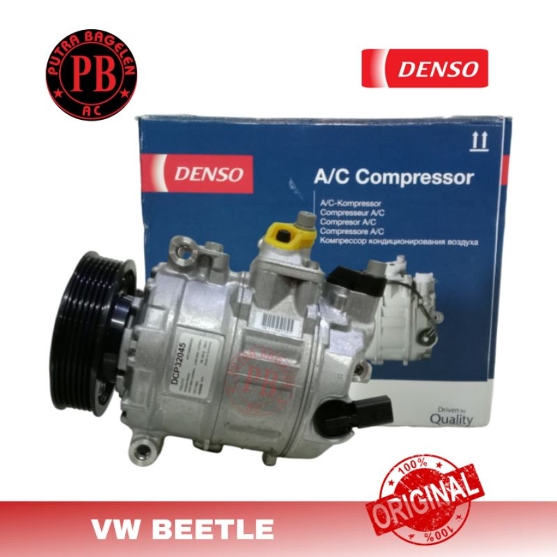 Jual compresor kompresor ac mobil original denso vw bettle | Shopee ...