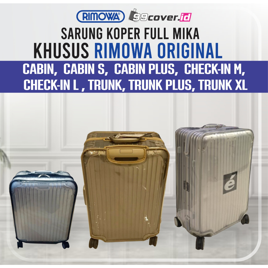 Jual Sarung Koper Full Mika Cover Pelindung Bahan Mika Untuk Rimowa ...