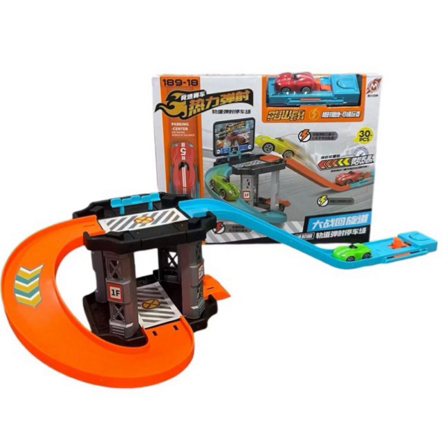 Jual [ SJB ] Mainan Mobil Set Rail Racing Dengan Per / Mainan Mobil ...