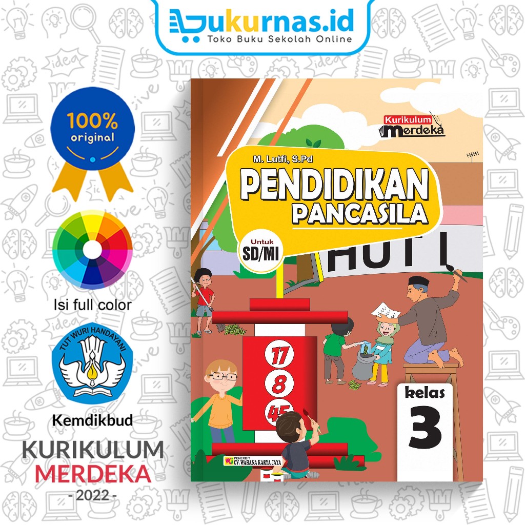 Jual Buku Siswa Pendidikan Pancasila (PPKn) SD/MI Kelas 3 Kurikulum ...