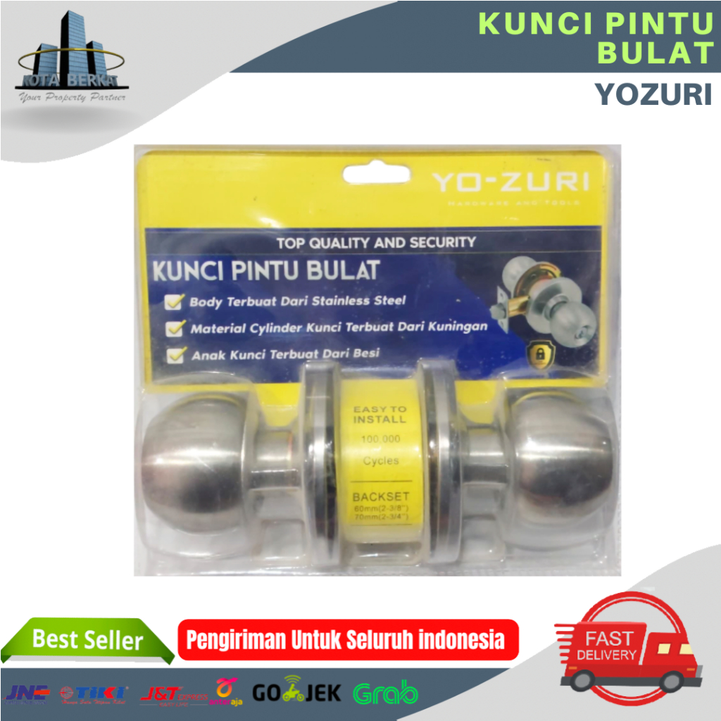 Jual KUNCI PINTU BULAT / HANDLE PINTU BULAT | Shopee Indonesia