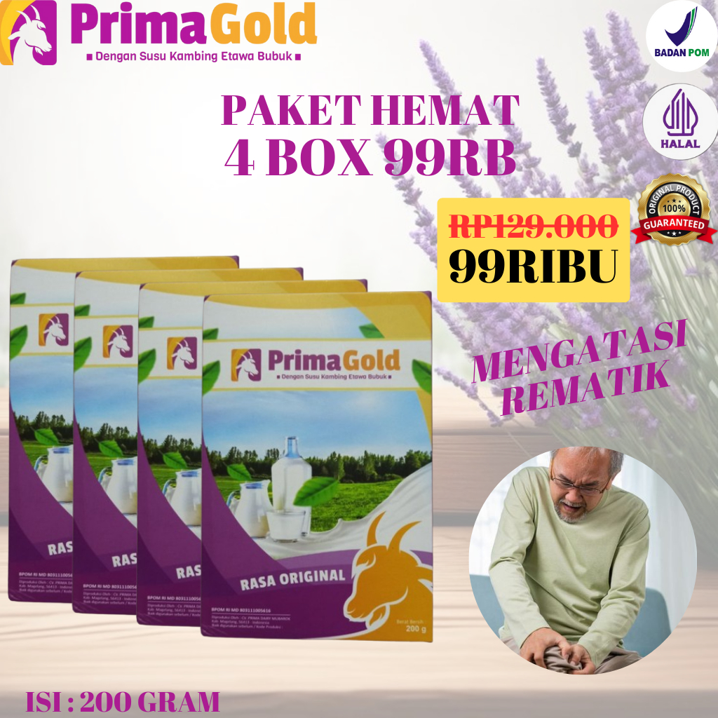 Jual 4 BOX Susu Prima Gold Primagold Kambing Membantu Mengatasi Asam ...