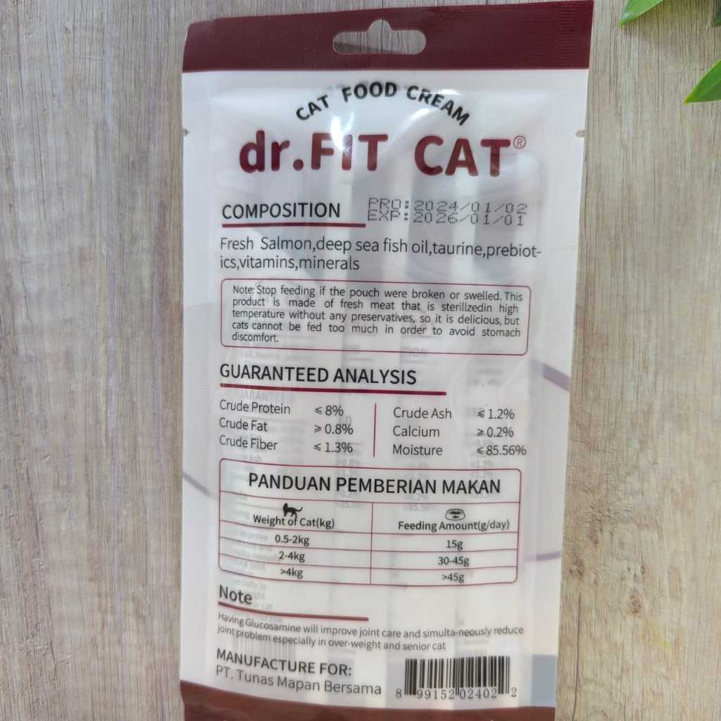 Jual dr. Fit Snack Kucing Creamy 60 gram | Shopee Indonesia