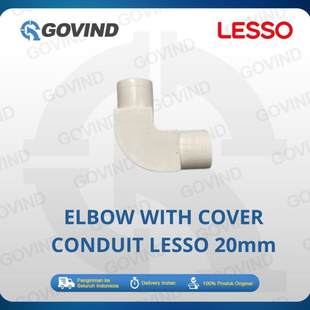 Jual Elbow With Cover / Siku Conduit – 20mm Lesso | Shopee Indonesia