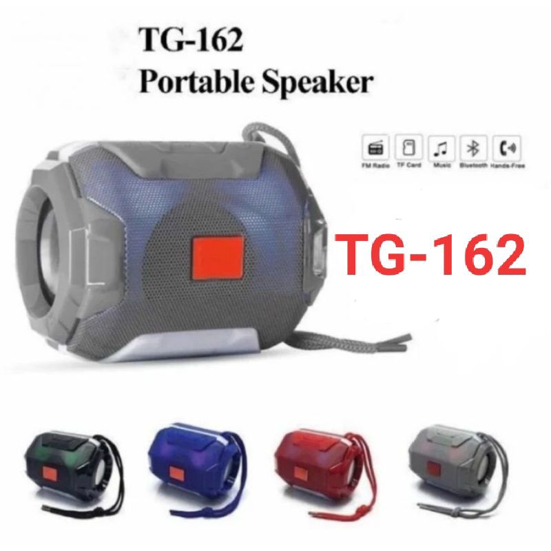 Jual Speaker Bluetooth TG-162 Portable Wireless Speaker Music Box TG ...