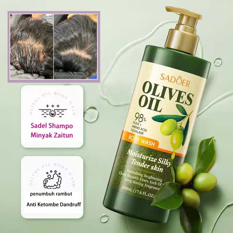 Jual Minyak Zaitun Shampo Anti Ketombe Anti Rambut Rontok 100% ORIGINAL