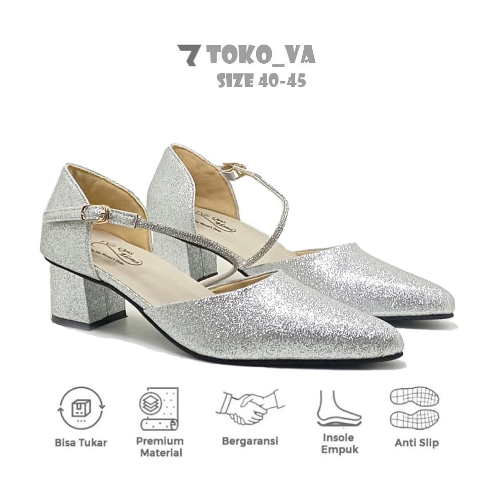 Jual No 45 44 43 42 41 40 High Heels 5cm Ukuran Big Size