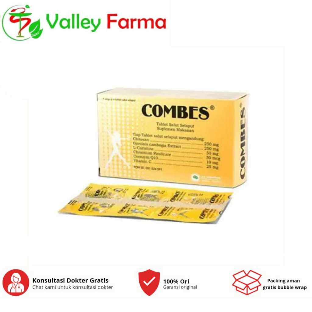 Jual Combes 1 Strip 6 Tablet / Box Membantu Menurunkan Berat Badan dan ...