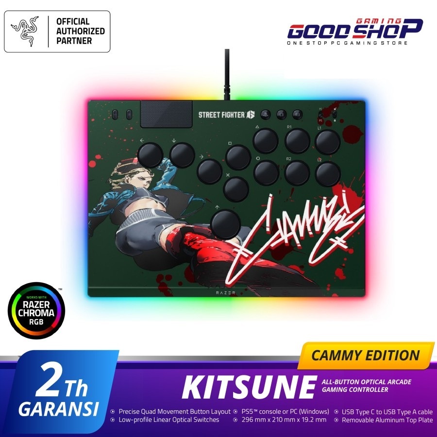 PlayStation4 - razer kitsune レバーレス コントローラー レイザー ps5 鉄拳 Amazon.com: Razer Kitsune All-Button Arcade Controller: For