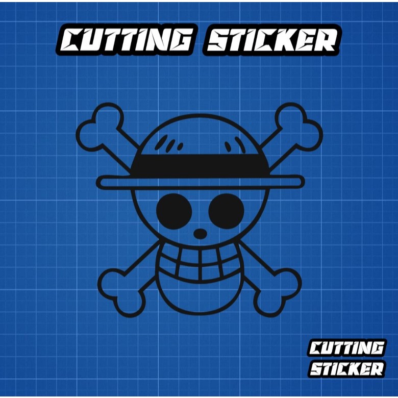 Jual Sticker Straw Hat Pirates - stiker one piece | Shopee Indonesia