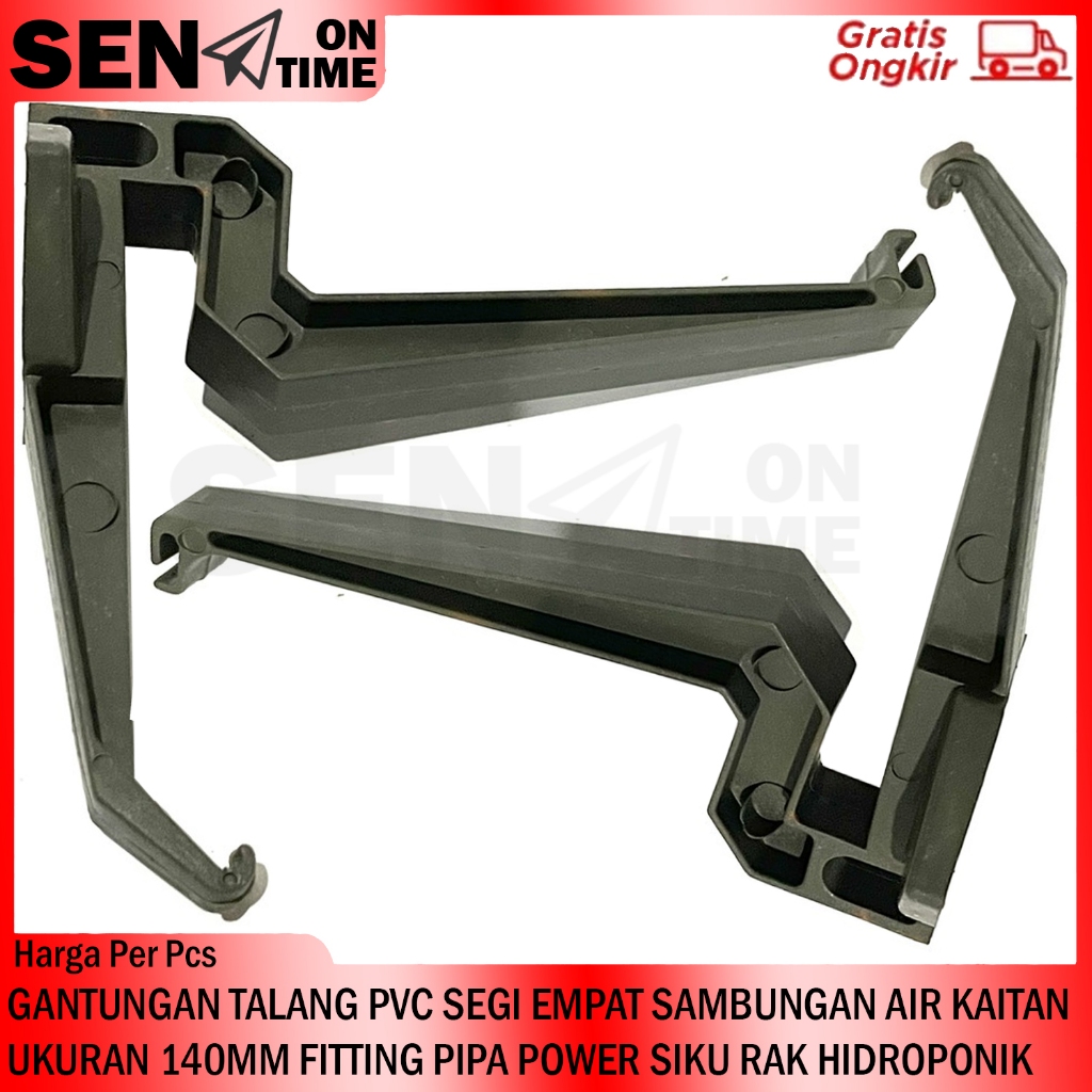 Jual Gantungan Talang Pvc Kotak Segi Empat Sambungan Air Kaitan Kotak ...