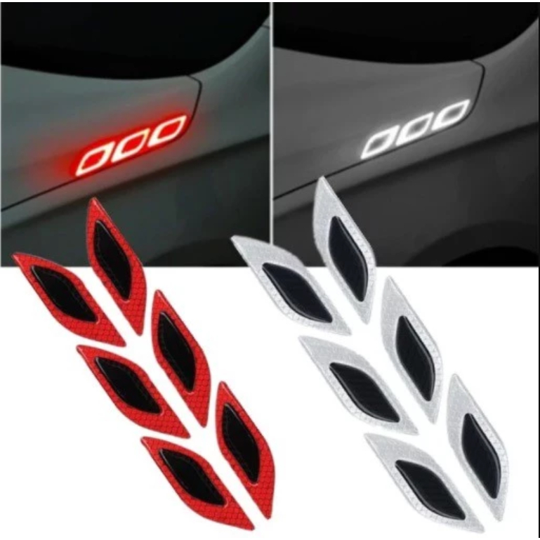 Jual Stiker 3D Carbon Reflector Sticker Reflektor Mask Reflective ...