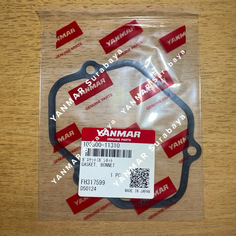 Jual Gasket Bonnet Yanmar TF85/75 105300-11310 Original | Shopee Indonesia