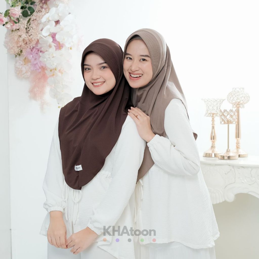 JF Bergo Hamidah – Hijab Instan Syari Adem & Ringan Size L