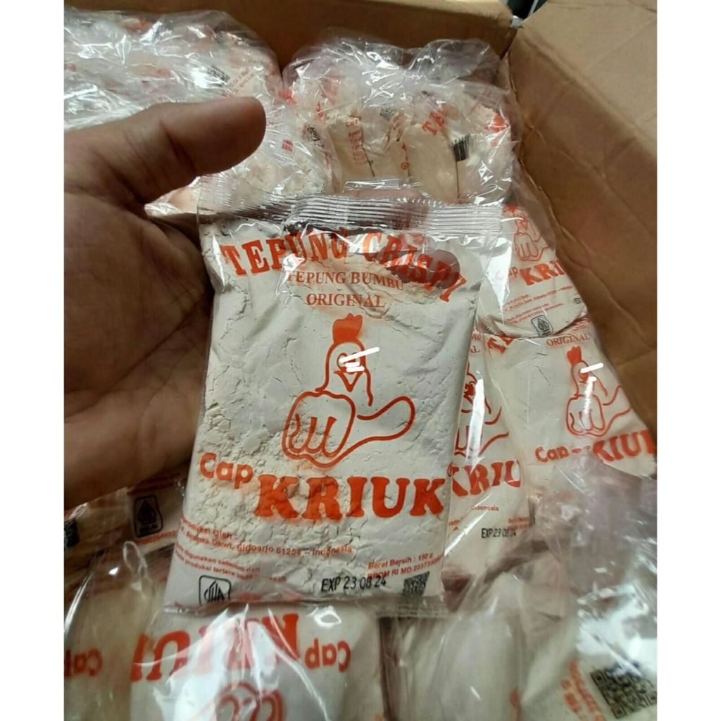Jual Tepung Bumbu 150 gr Tepung Crispy Serba Guna Original Cap Kriuk ...