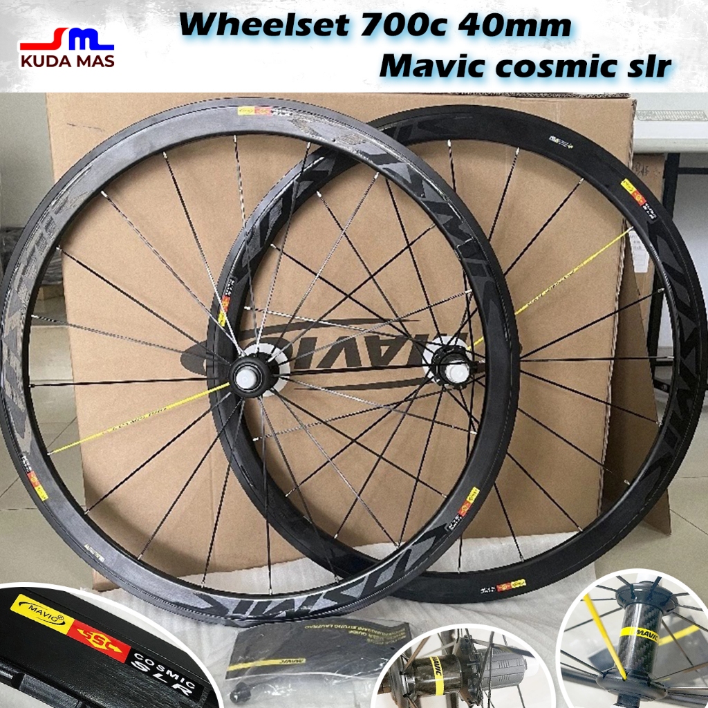 Jual Wheelset 700c 40mm Mavic cosmic slr road bike bicycle wheel alloy ...