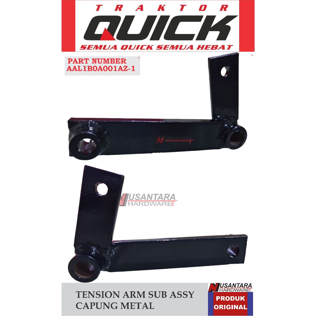 Jual tension arm sub assy traktor capung metal,lengan pengencang puli ...