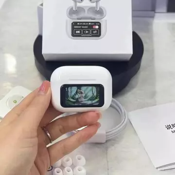 A9 Pro Earphone TWS Bluetooth With LCD Display A9 Pro Earphone Bluetooth Dengan Tampilan Layar