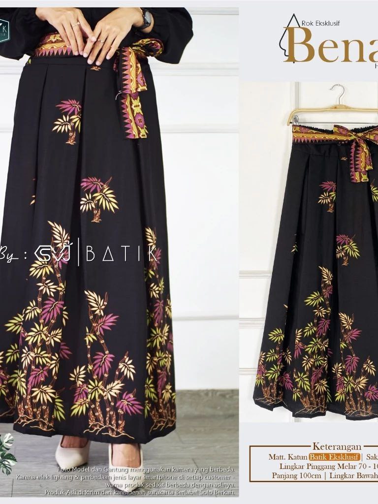 Jual Rok Batik Panjang Bawahan Batik Wanita Rok Unggul Jaya Rok ...