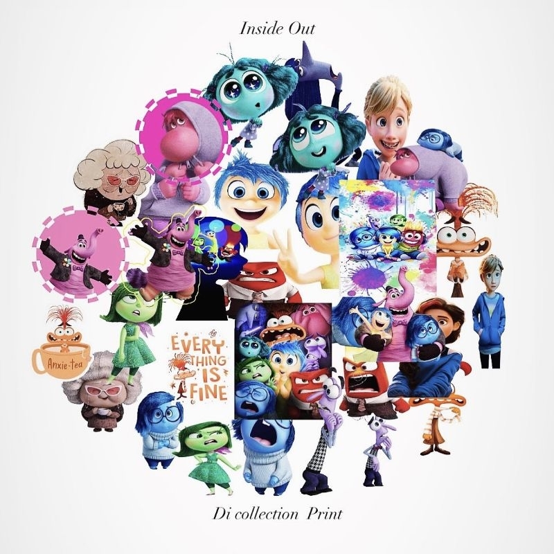 Jual Inside Out Sticker Packs 30+ Pcs Anti Air Bahan Vinyl | Stiker ...