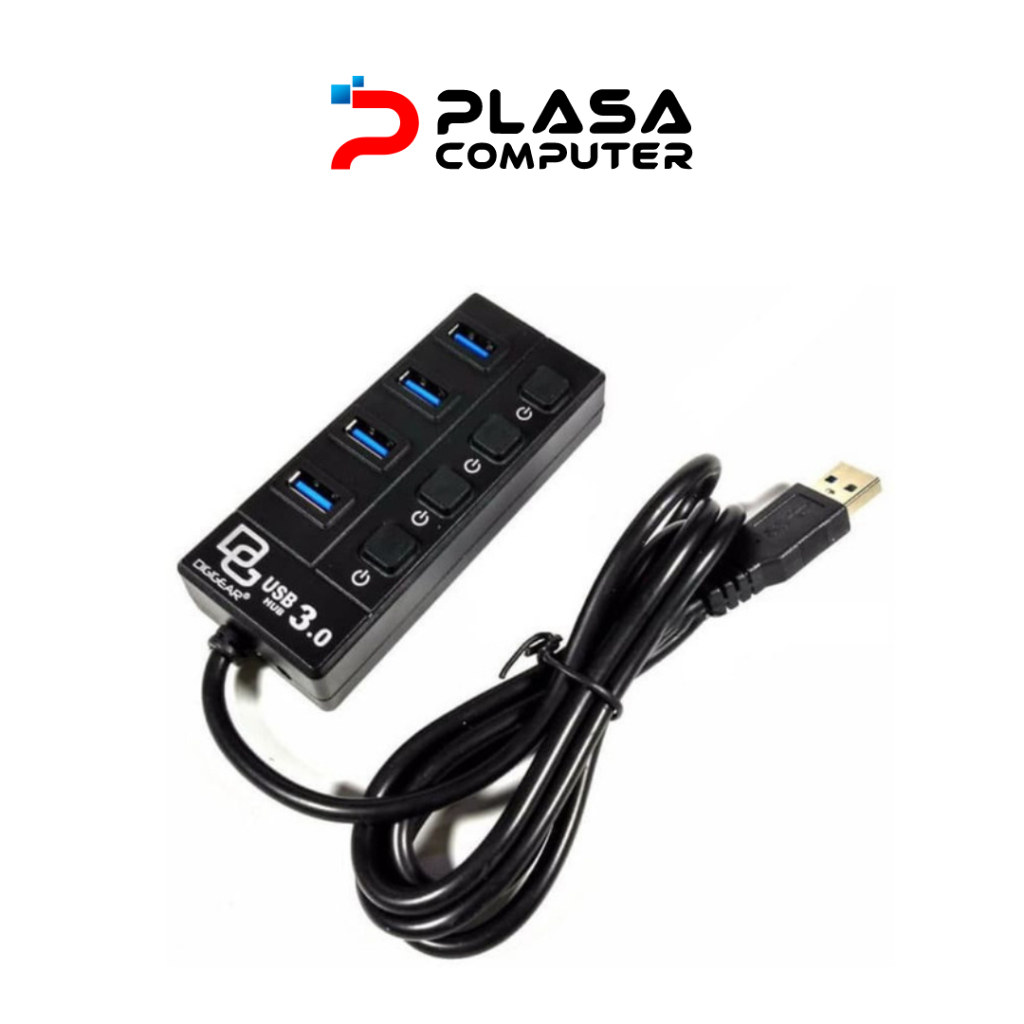 Jual USB Hub 3.0 DIGIGEAR 4 Port 1 Meter | Shopee Indonesia
