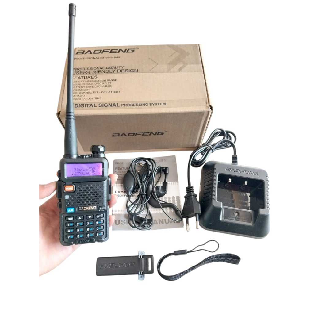 Jual RADIO HT GENGGAM BAOFENG DUAL BAND UV5R | Shopee Indonesia