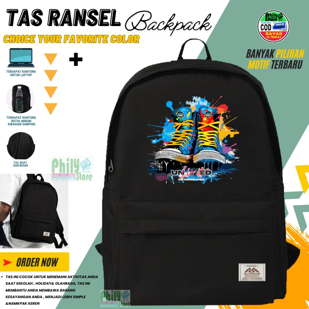 Jual Tas Ransel Polos Terbaru / Tas Sekolah Tas Sekolah Untuk Anak ...