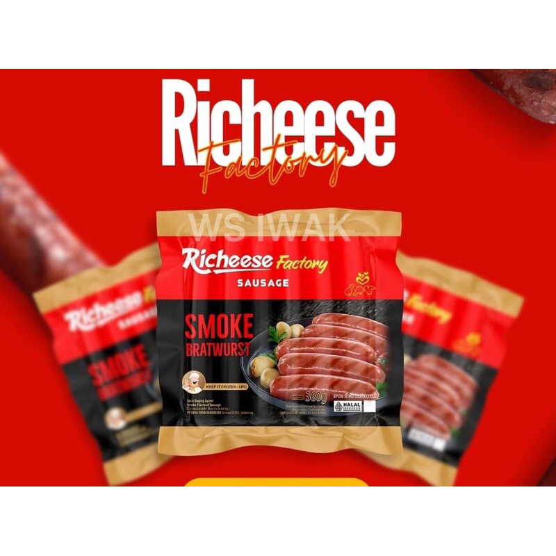 Jual Sosis Richeese Smoke Sausage Bratwurst (khusus jawa timur ...