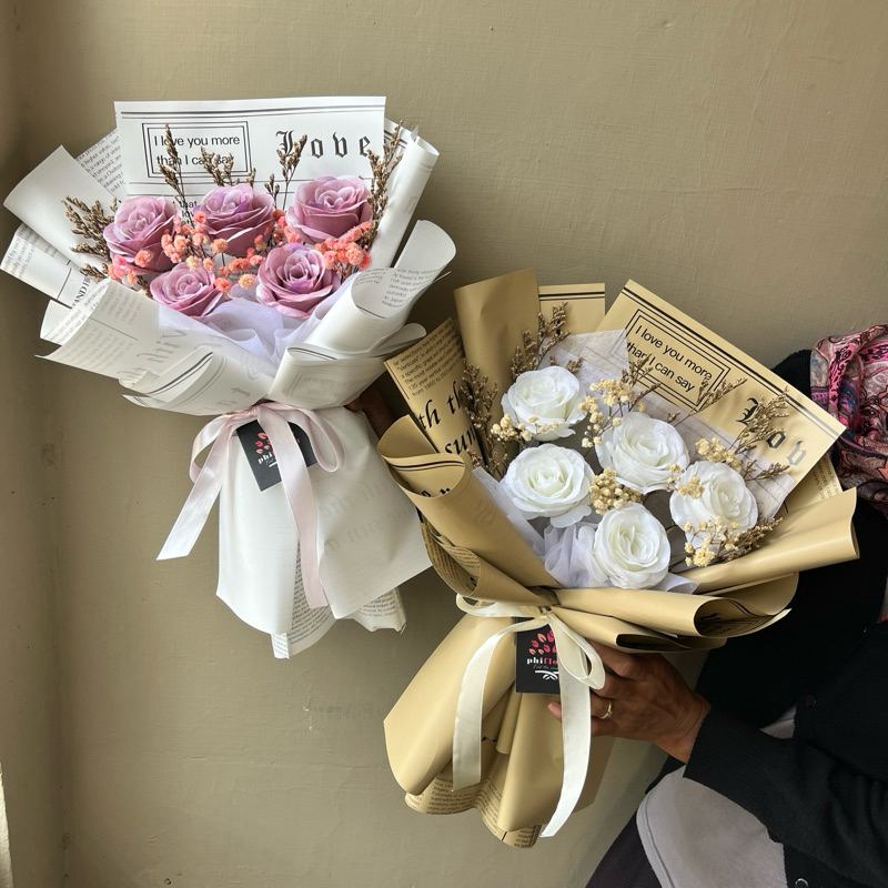 Jual buket bunga kode RUSTIC | Shopee Indonesia