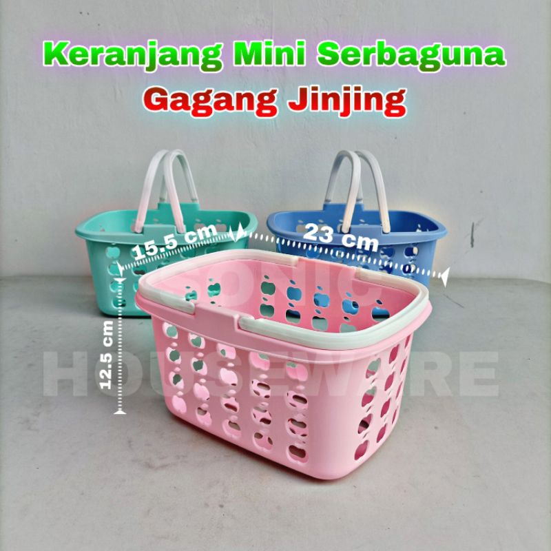 Jual Keranjang Sabun Ultah Mini Gagang Jinjing Tempat Wadah Penyimpanan ...