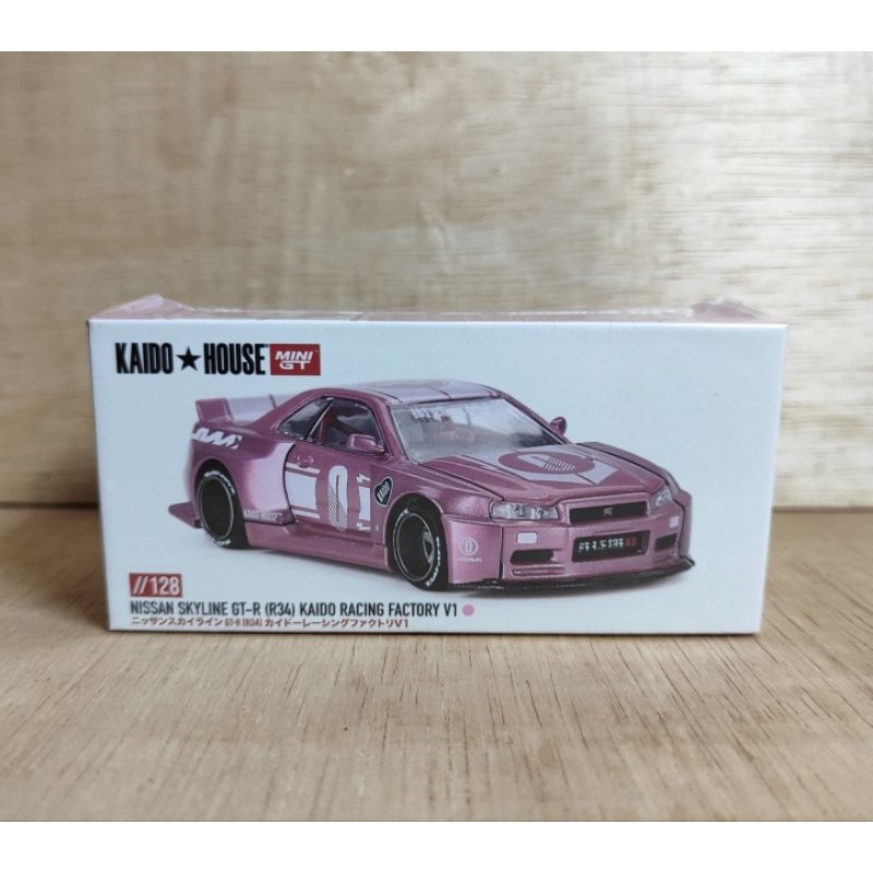 Jual Mini GT Kaido House Nissan Skyline GT-R R34 Pink Kaido Racing ...
