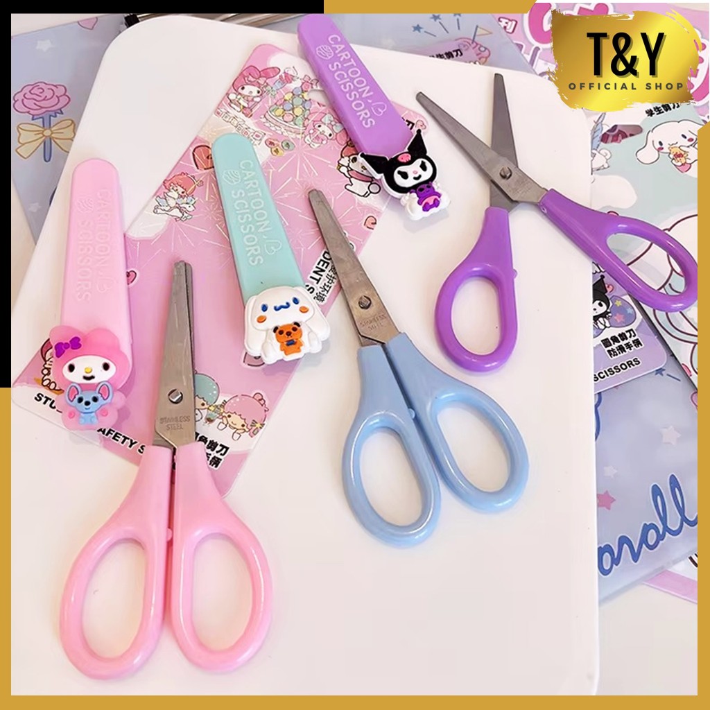 Jual T&Y Gunting Mini Motif Karakter Lucu Gunting Cover Penutup Alat ...