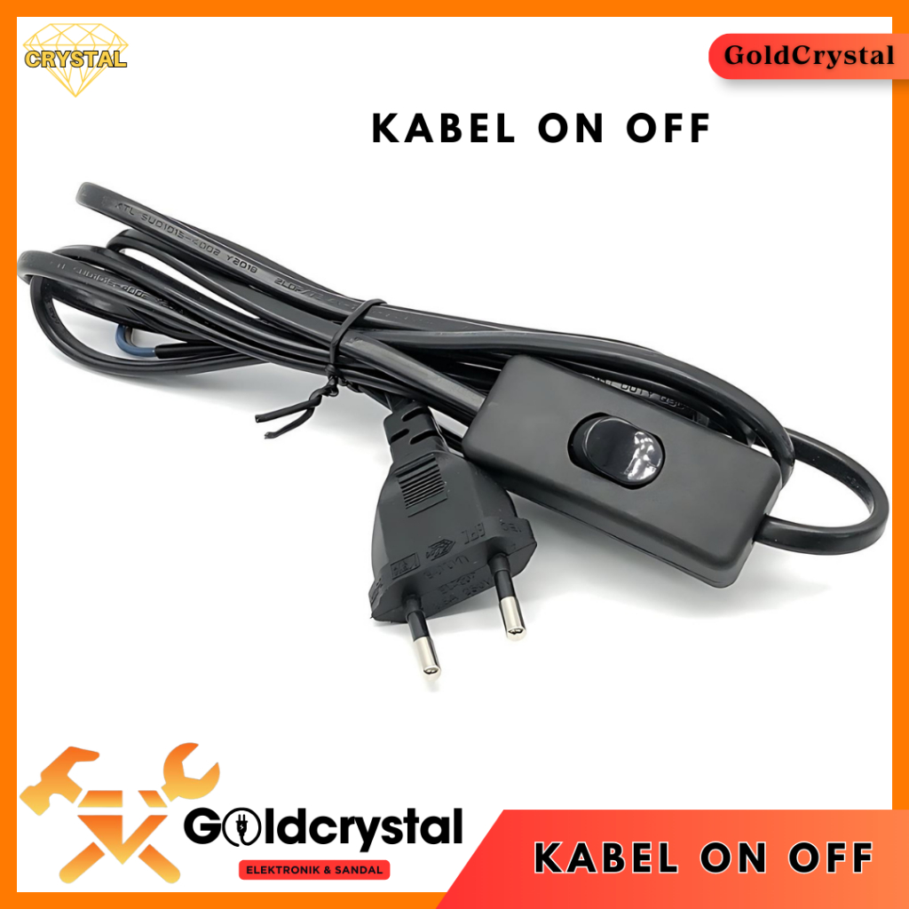 Jual Kabel Saklar On / Off 1,8meter Kabel Kipas Kabel Lampu Kabel ...