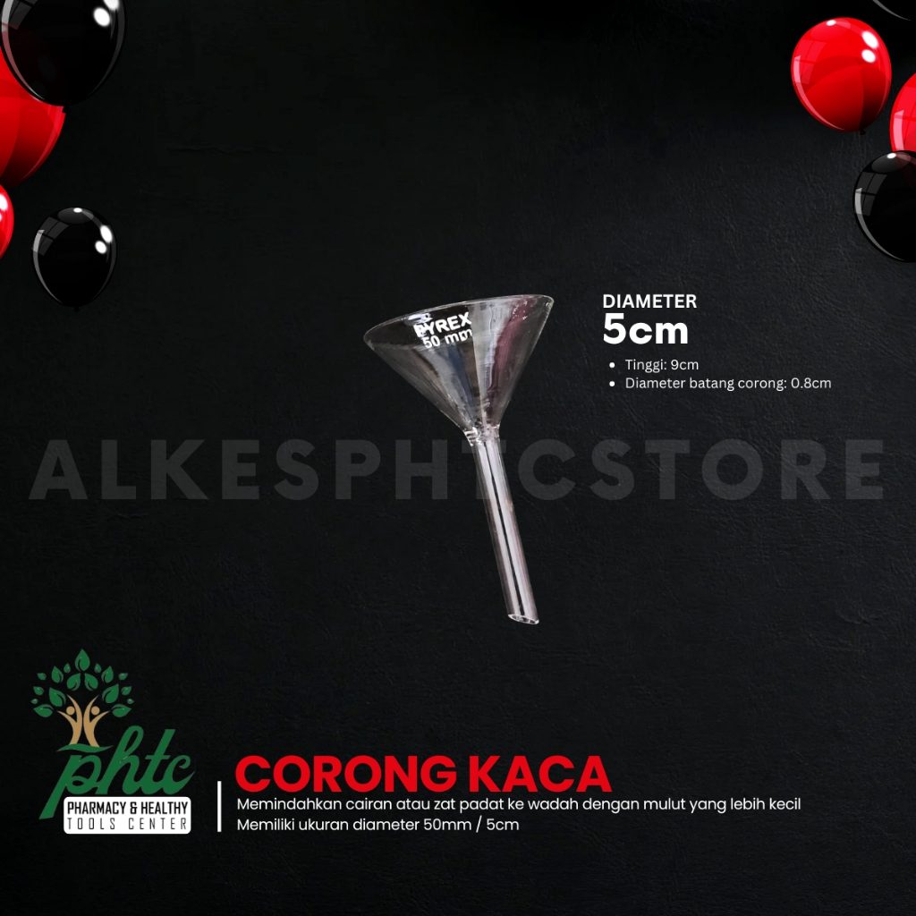 Jual Corong Kaca 5cm l Corong Kaca Diameter 50mm | Shopee Indonesia
