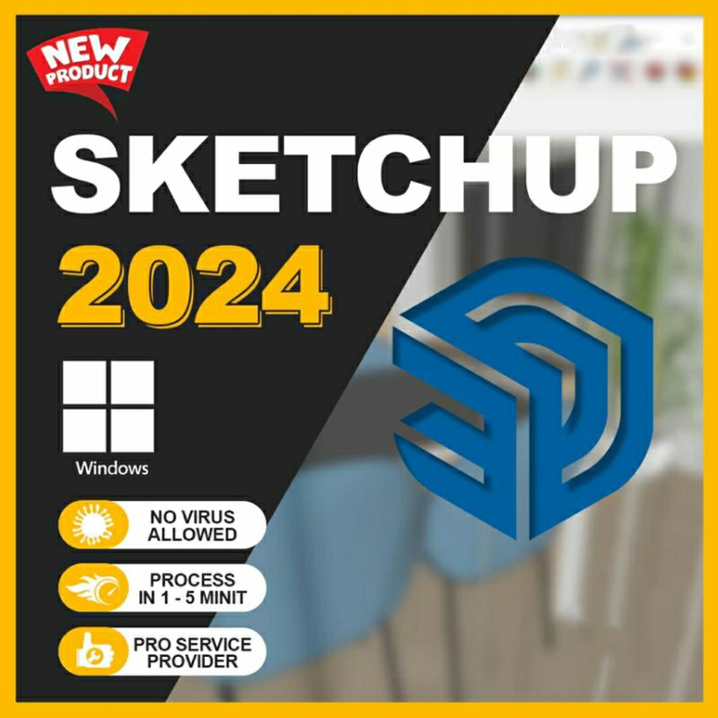 Jual (WINDOWS) SKETCHUP PRO 2024 Full Version Lifetime | Shopee Indonesia