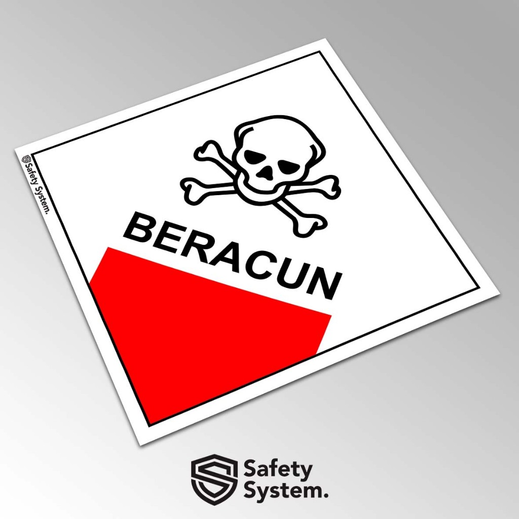 Jual Stiker Simbol dan Label Limbah Bahan Berbahaya Beracun B3 Hazmat ...