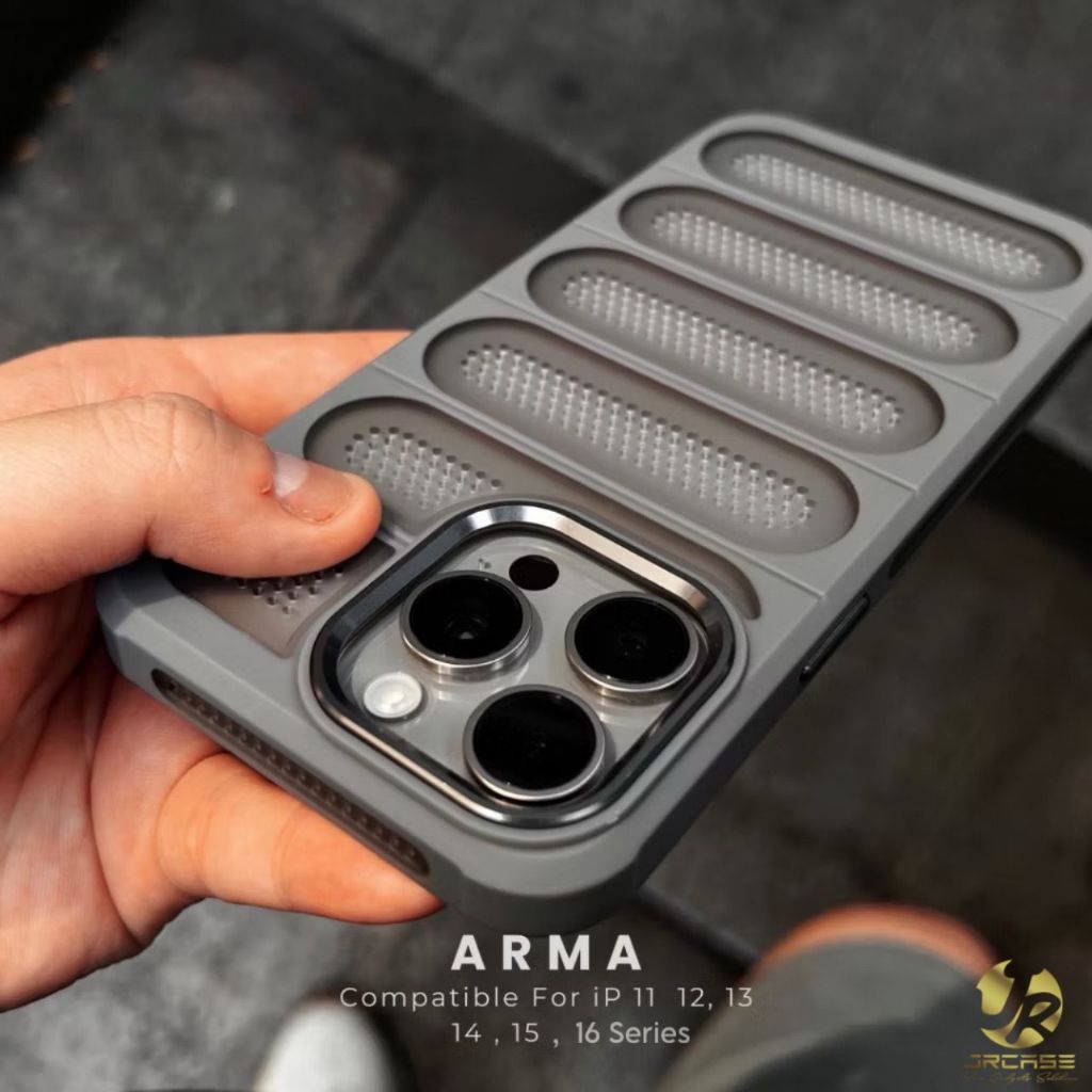 Jual Premium Arma Armor Matte Hybrid iPhone 16 15 14 13 12 11 Pro Max ...