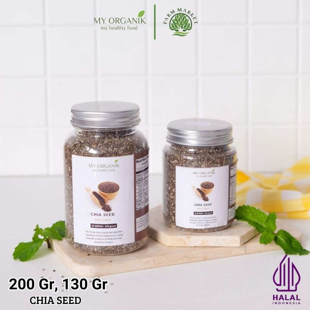 Jual My Organik Chia Seed Organik Tanpa Campuran Pengawet | Shopee ...