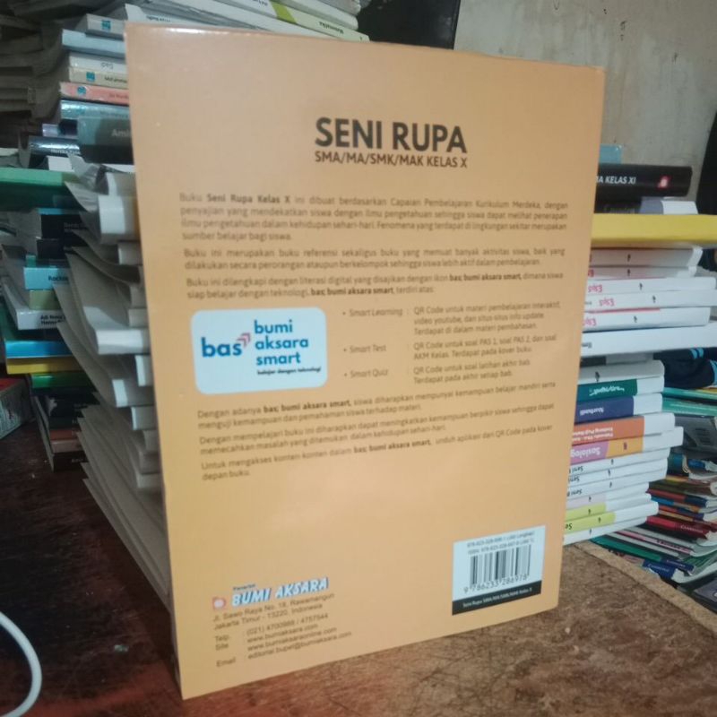 Jual buku Seni Rupa SMA kelas 1-10 penerbit bumi aksara | Shopee Indonesia