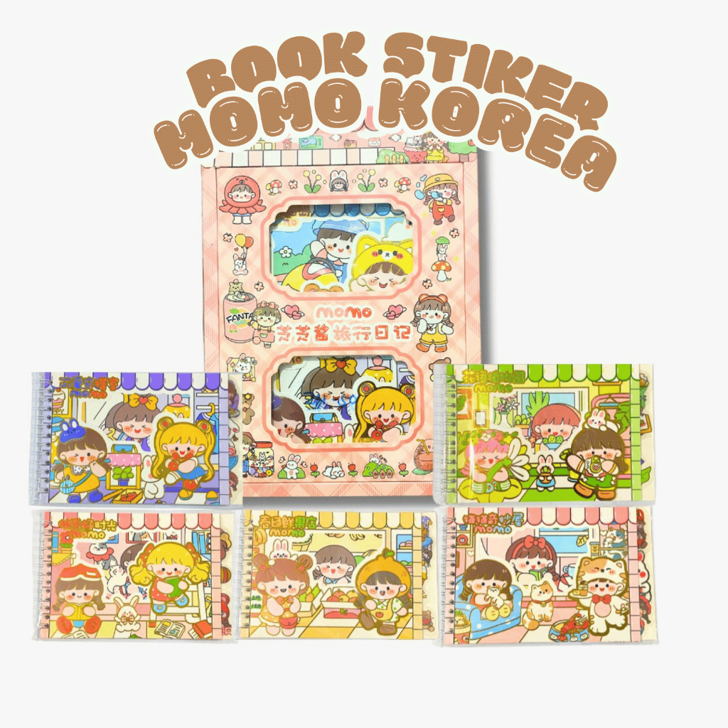 Jual MPS Sticker Momo Dekorasi Lucu Stiker Buku Notebook Stiker Motif ...