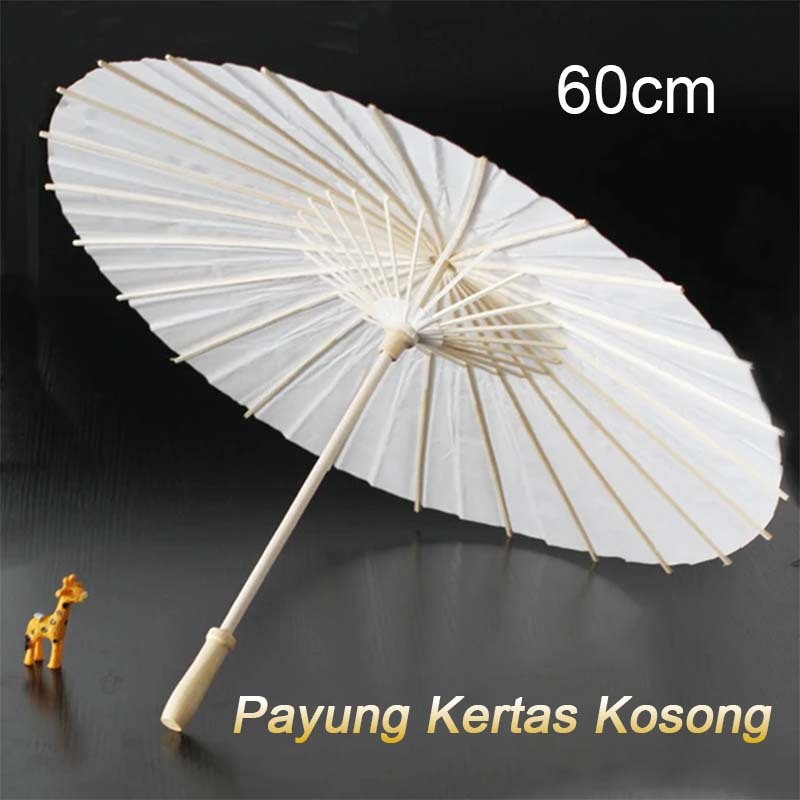 Jual DIY Blank Paper Umbrella / Payung Lukis / Payung Kertas Polos