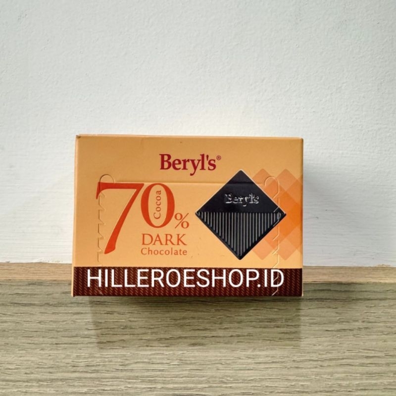Jual COKLAT BERYLS 60GRAM SEA SALT DARK CHOCOLATE 70% 80% BERYL'S ...