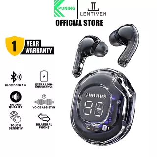 PUNING LENTIVEN Headset Bluetooth Earphone Wireless Earbuds Mini Bluetooth 5.0 LED display